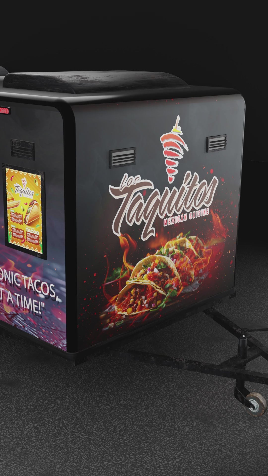 2D plans to 3D for food truck