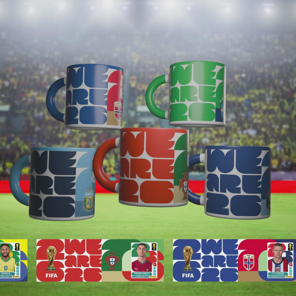 Pack 5 Editable Templates - 2026 World Cup Mugs 🏆⚽